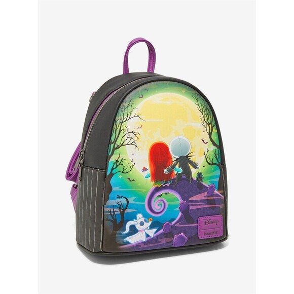 Loungefly Disney The Nightmare Before Christmas Jack & Sally Doll Mini Backpack main image 7